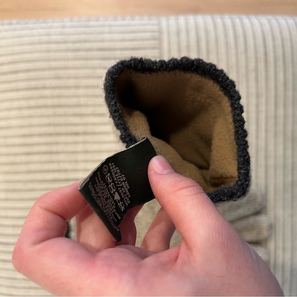 Mens Eddie Bauer Wool insulated fleece lined gloves M/L - Picture 7 of 7